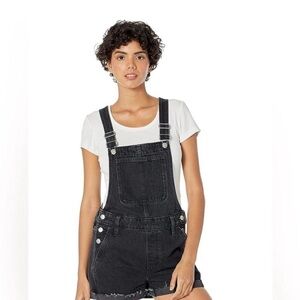 Madewell Black Denim Overalls